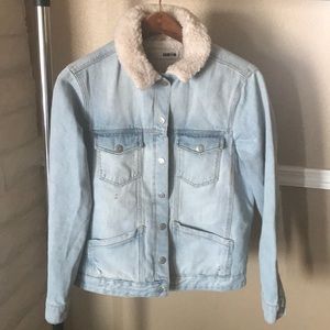 Topshop moto jean jacket